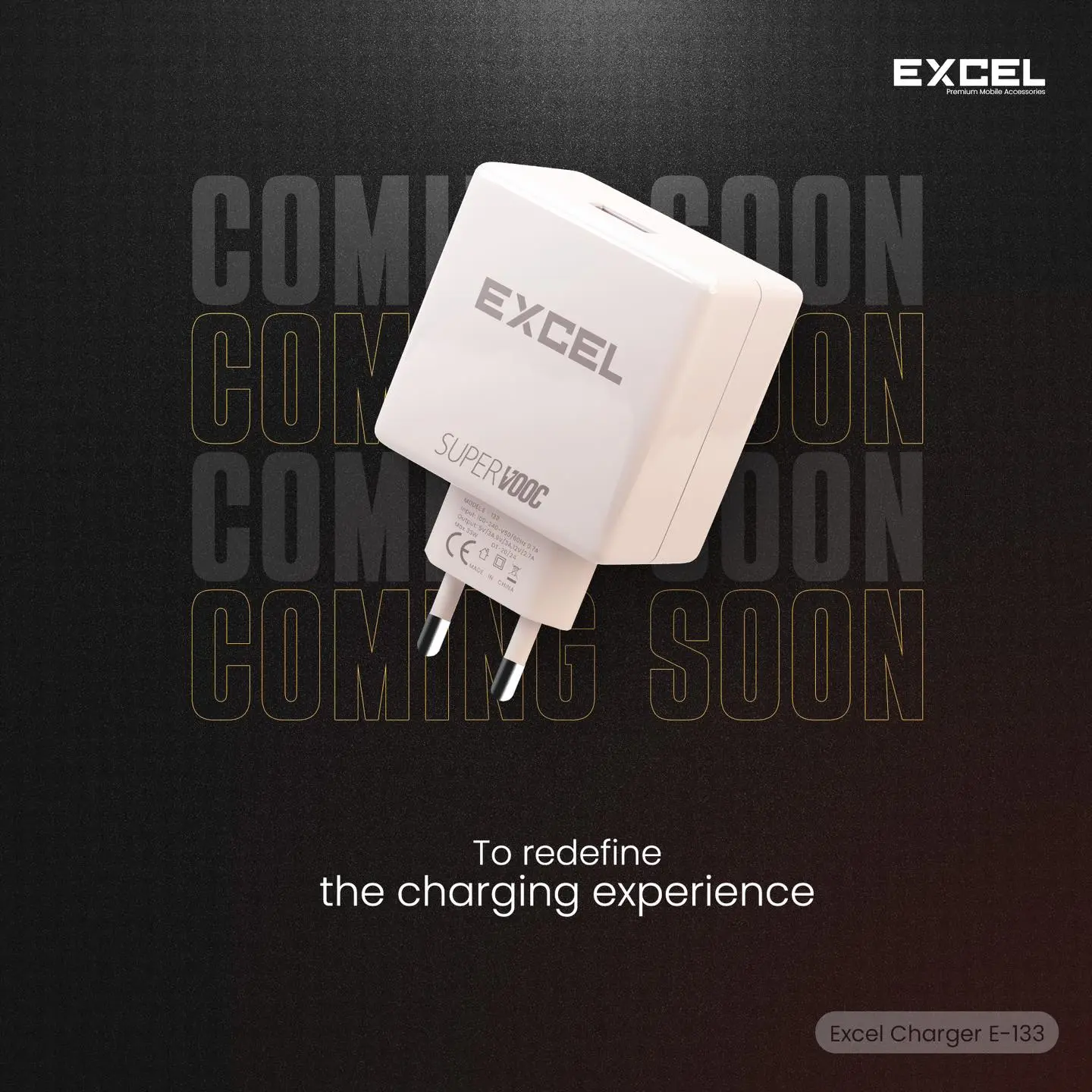 Excel E-133 Supper Vooc 33W Charger